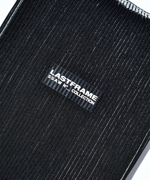 LASTFRAME(ラストフレーム)の「【LASTFRAME】KYOTO METALLIC MARKET BAG SMALL(ハンドバッグ・メンズ・ブラック/シルバー・FREE)」の5枚目の写真