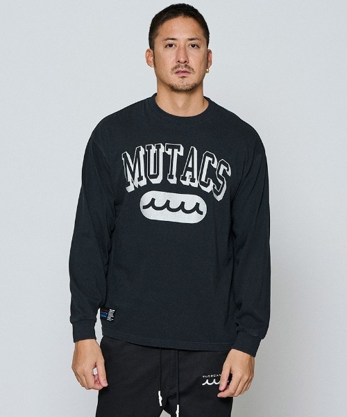 ACANTHUS(アカンサス)の「mlt5697-Shadow College Logo L-S Tee ロングスリーブTシャツ(MA2661)(Tシャツ/カットソー・メンズ・ブラック/ネイビー/グレー/ホワイト・XL/L/M/S)」の2枚目の写真