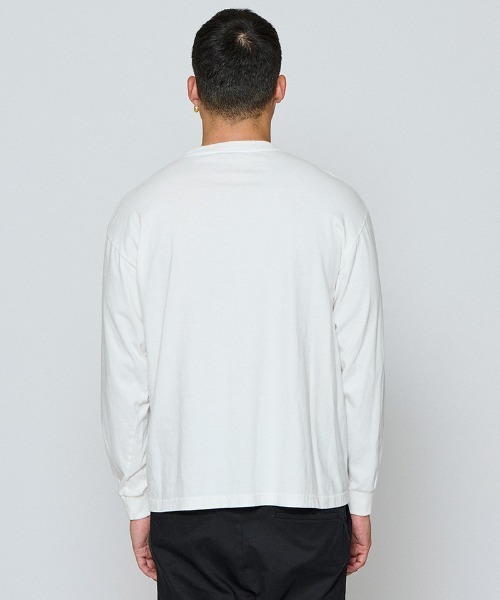 ACANTHUS(アカンサス)の「mlt5697-Shadow College Logo L-S Tee ロングスリーブTシャツ(MA2661)(Tシャツ/カットソー・メンズ・ブラック/ネイビー/グレー/ホワイト・XL/L/M/S)」の6枚目の写真
