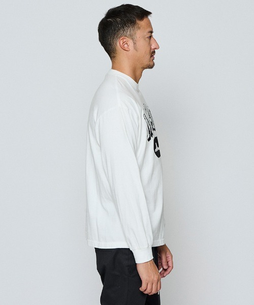 ACANTHUS(アカンサス)の「mlt5697-Shadow College Logo L-S Tee ロングスリーブTシャツ(MA2661)(Tシャツ/カットソー・メンズ・ブラック/ネイビー/グレー/ホワイト・XL/L/M/S)」の7枚目の写真