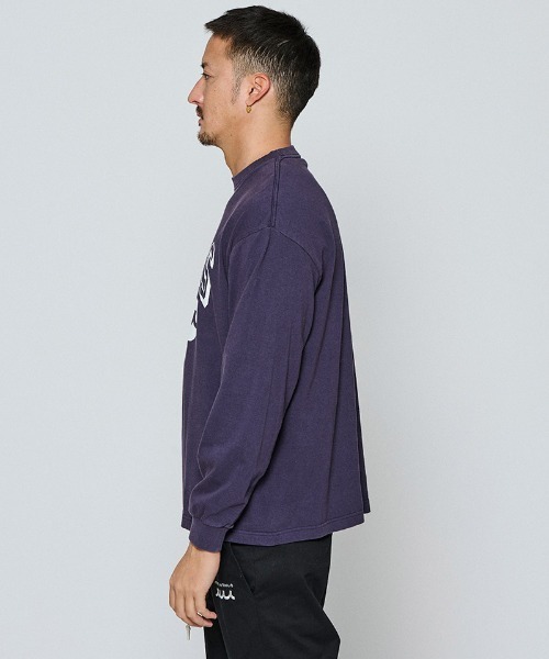 ACANTHUS(アカンサス)の「mlt5697-Shadow College Logo L-S Tee ロングスリーブTシャツ(MA2661)(Tシャツ/カットソー・メンズ・ブラック/ネイビー/グレー/ホワイト・XL/L/M/S)」の11枚目の写真