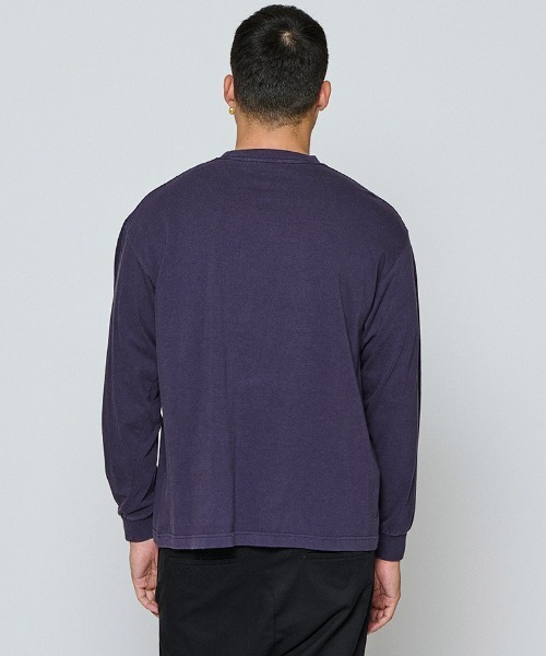 ACANTHUS(アカンサス)の「mlt5697-Shadow College Logo L-S Tee ロングスリーブTシャツ(MA2661)(Tシャツ/カットソー・メンズ・ブラック/ネイビー/グレー/ホワイト・XL/L/M/S)」の12枚目の写真