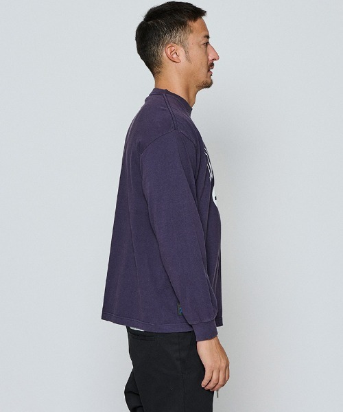 ACANTHUS(アカンサス)の「mlt5697-Shadow College Logo L-S Tee ロングスリーブTシャツ(MA2661)(Tシャツ/カットソー・メンズ・ブラック/ネイビー/グレー/ホワイト・XL/L/M/S)」の13枚目の写真