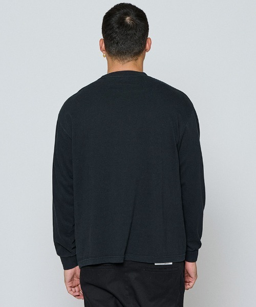 ACANTHUS(アカンサス)の「mlt5697-Shadow College Logo L-S Tee ロングスリーブTシャツ(MA2661)(Tシャツ/カットソー・メンズ・ブラック/ネイビー/グレー/ホワイト・XL/L/M/S)」の15枚目の写真