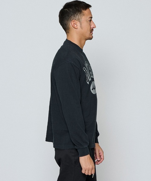ACANTHUS(アカンサス)の「mlt5697-Shadow College Logo L-S Tee ロングスリーブTシャツ(MA2661)(Tシャツ/カットソー・メンズ・ブラック/ネイビー/グレー/ホワイト・XL/L/M/S)」の16枚目の写真