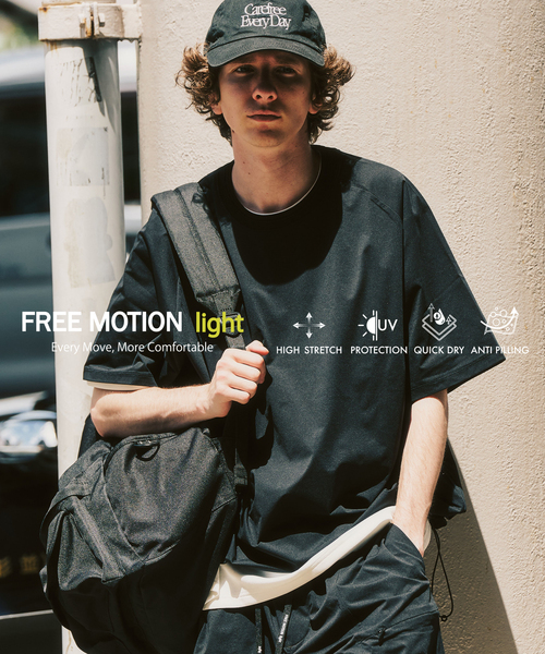FREE MOTION LIGHT】ラグランTシャツ（Tシャツ/カットソー）｜417