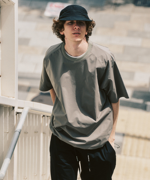 417 EDIFICE(フォーワンセブンエディフィス)の「【FREE MOTION LIGHT】ラグランTシャツ(Tシャツ/カットソー・メンズ・カーキ/ブラック/ブラウン・X-LARGE/LARGE/MEDIUM)」の19枚目の写真