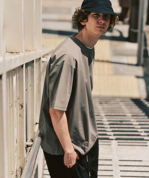 417 EDIFICE(フォーワンセブンエディフィス)の「【FREE MOTION LIGHT】ラグランTシャツ(Tシャツ/カットソー・メンズ・カーキ/ブラック/ブラウン・X-LARGE/LARGE/MEDIUM)」の22枚目の写真