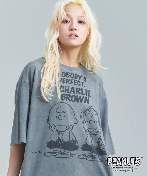 PEANUTS（ピーナッツ）の「JOHNBULL-PEANUTS BUDDY T（Tシャツ/カットソー・メンズ・ホワイト/ブラック・M/L）」の18枚目の写真