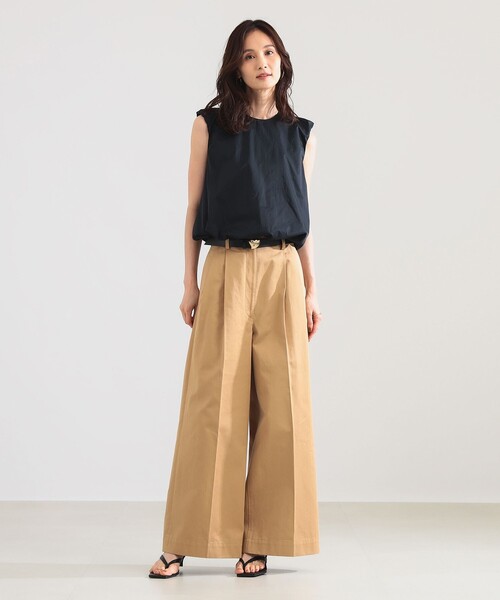 Demi-Luxe BEAMS（デミルクス ビームス）の「バルーン タフタ ブラウス［接触冷感］（シャツ/ブラウス・レディース・ホワイト/ブラック/ブルー・38/36）」の5枚目の写真