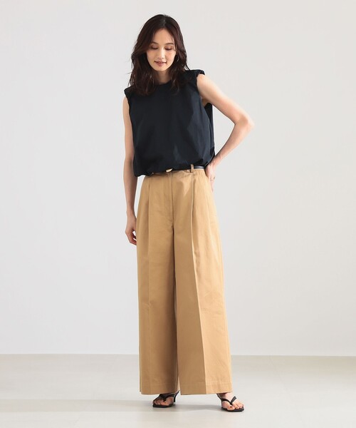 Demi-Luxe BEAMS（デミルクス ビームス）の「バルーン タフタ ブラウス［接触冷感］（シャツ/ブラウス・レディース・ホワイト/ブラック/ブルー・38/36）」の6枚目の写真