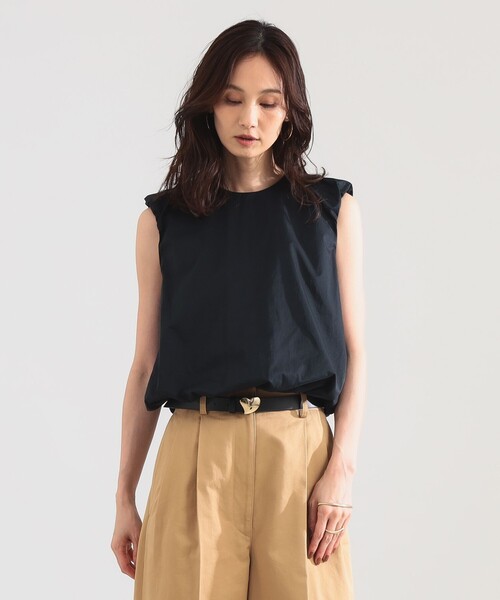 Demi-Luxe BEAMS（デミルクス ビームス）の「バルーン タフタ ブラウス［接触冷感］（シャツ/ブラウス・レディース・ホワイト/ブラック/ブルー・38/36）」の8枚目の写真