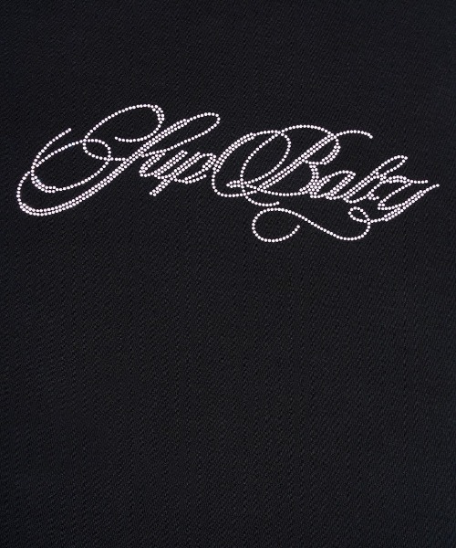 SUPPLIER(サプライヤー)の「A'GEM/9 × .kom 『SUPPLIER/サプライヤー』 Rhinestone Baby Logo Tee/ラインストーンベビーロゴTシャツ(Tシャツ/カットソー・レディース・ホワイト/ブラック/ライトピンク・S)」の7枚目の写真
