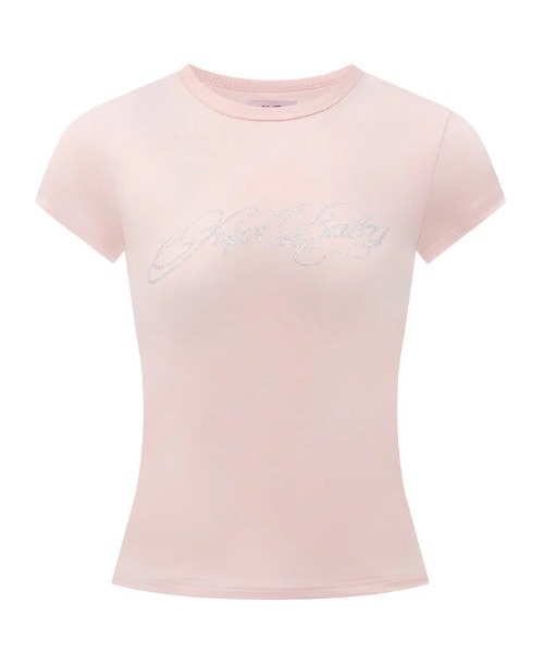 SUPPLIER(サプライヤー)の「A'GEM/9 × .kom 『SUPPLIER/サプライヤー』 Rhinestone Baby Logo Tee/ラインストーンベビーロゴTシャツ(Tシャツ/カットソー・レディース・ホワイト/ブラック/ライトピンク・S)」の17枚目の写真