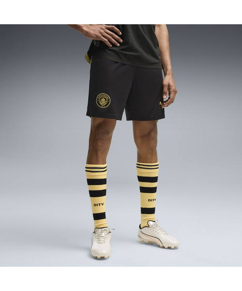 PUMA(プーマ)の「PUMA プーマ メンズ マンチェスターシティ FC ショーツ(その他パンツ・メンズ・ライトブルー/ブラック系その他・LARGE/MEDIUM/SMALL/X-LARGE)」の8枚目の写真