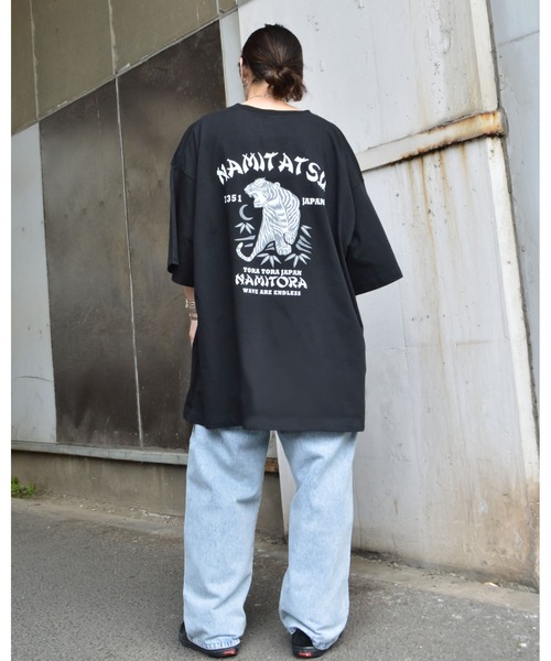 MODISH GAZE（モディシュガゼ）の「【MODISH GAZE】虎和柄TeeBIG別注（Tシャツ/カットソー・メンズ・ブラック/ホワイト・XXX-LARGE/XX-LARGE）」の12枚目の写真