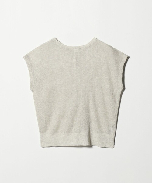 A DAY IN THE LIFE UNITED ARROWS(アデイインザライフユナイテッドアローズ)の「シアーリブ フレンチスリーブニット 2WAY ‐ウォッシャブル‐ <A DAY IN THE LIFE>(ニット/セーター・レディース・レッド/ナチュラル/ライトグレー/ネイビー・FREE)」の10枚目の写真