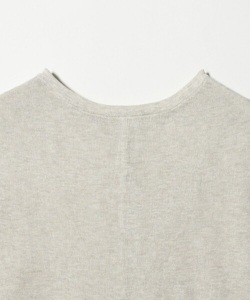A DAY IN THE LIFE UNITED ARROWS(アデイインザライフユナイテッドアローズ)の「シアーリブ フレンチスリーブニット 2WAY ‐ウォッシャブル‐ <A DAY IN THE LIFE>(ニット/セーター・レディース・レッド/ナチュラル/ライトグレー/ネイビー・FREE)」の9枚目の写真