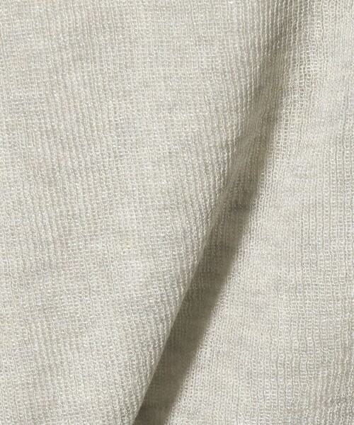 A DAY IN THE LIFE UNITED ARROWS(アデイインザライフユナイテッドアローズ)の「シアーリブ フレンチスリーブニット 2WAY ‐ウォッシャブル‐ <A DAY IN THE LIFE>(ニット/セーター・レディース・レッド/ナチュラル/ライトグレー/ネイビー・FREE)」の8枚目の写真