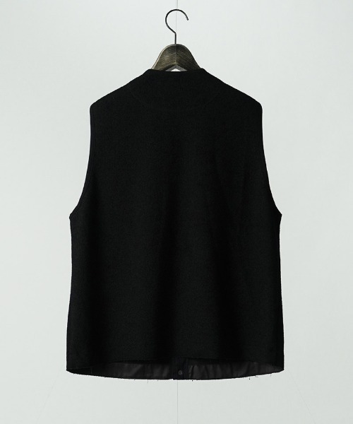EGO TRIPPING(エゴトリッピング)の「mcg3846-BOUCLE-VEST ブークレーベスト(666704)(ベスト・メンズ・ネイビー/ベージュ/ブラック・48/46)」の10枚目の写真