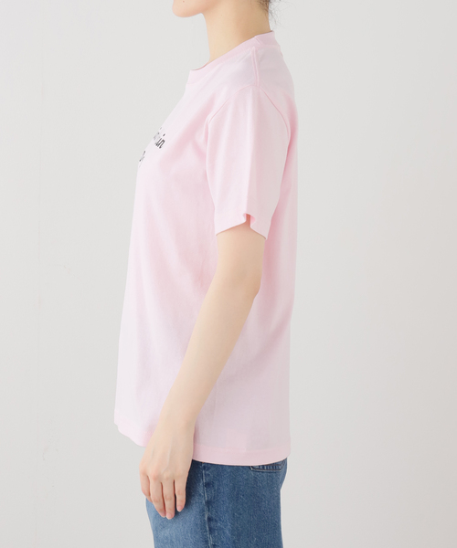 B.C STOCK(ベーセーストック)の「手洗い可 / ANGE IN DISGUISE / アンジ イン ディスガイズ Saint Gremain(Tシャツ/カットソー・レディース・ピンク・FREE)」の3枚目の写真