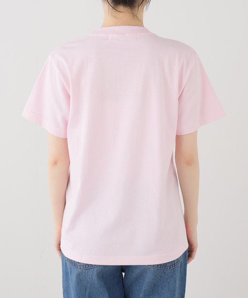 B.C STOCK(ベーセーストック)の「手洗い可 / ANGE IN DISGUISE / アンジ イン ディスガイズ Saint Gremain(Tシャツ/カットソー・レディース・ピンク・FREE)」の2枚目の写真