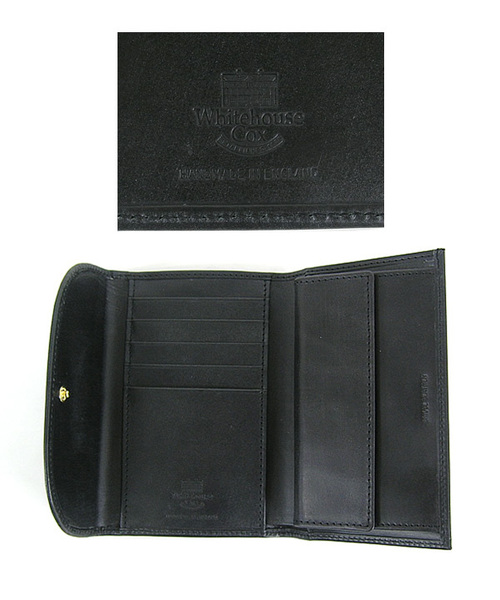 WHITE HOUSE COX（ホワイトハウスコックス）の「＜Whitehouse Cox（ホワイトハウスコックス）＞ 3フォールウォレット S7660（財布・メンズ・ブラック/ベージュ/ダークブラウン/レッド/ダークグリーン/ネイビー・FREE）」の9枚目の写真