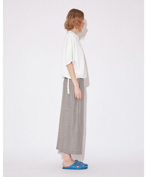 beautiful people(ビューティフルピープル)の「【beautiful people/ビューティフルピープル】suvin compact jersey big QOL tag T/ビッグTEE(Tシャツ/カットソー・レディース・ブラック/オフホワイト・38)」の5枚目の写真