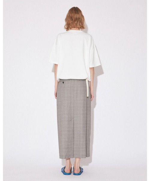 beautiful people(ビューティフルピープル)の「【beautiful people/ビューティフルピープル】suvin compact jersey big QOL tag T/ビッグTEE(Tシャツ/カットソー・レディース・ブラック/オフホワイト・38)」の6枚目の写真