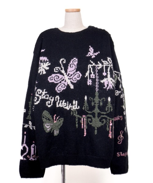 rurumu:(ルルムウ)の「rurumu:/ルルムウ/“rebelka” 2way off shoulder pullover(ニット/セーター・レディース・ライトグレー/ブラック/ピンク/マジェンタ・M/L)」の1枚目の写真