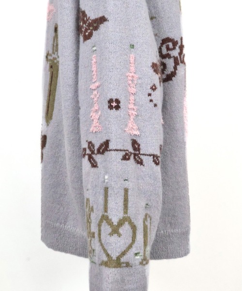 rurumu:(ルルムウ)の「rurumu:/ルルムウ/“rebelka” 2way off shoulder pullover(ニット/セーター・レディース・ライトグレー/ブラック/ピンク/マジェンタ・M/L)」の19枚目の写真