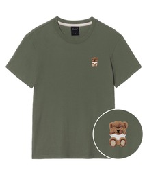 ミニミスリーピークマ刺繍半袖