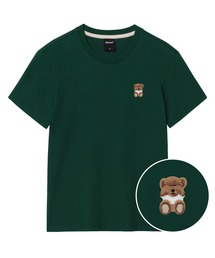 ミニミスリーピークマ刺繍半袖