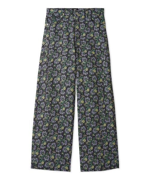 LILY BROWN(リリーブラウン)の「【LILY BROWN×ANNA SUI】バタフライワイドデニムパンツ(デニムパンツ・レディース・その他/ピンク/ライトブルー・0/1)」の3枚目の写真