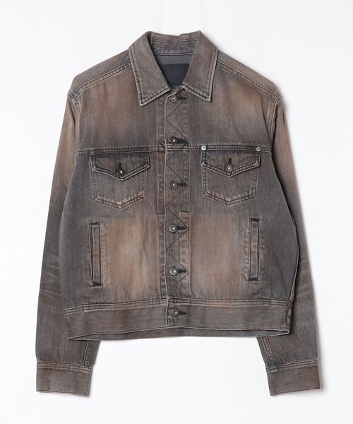 Juha(ユハ)の「【JUHA】RUST SHORT DENIM JACKET(デニムジャケット・メンズ・インディゴブルー・4)」の3枚目の写真