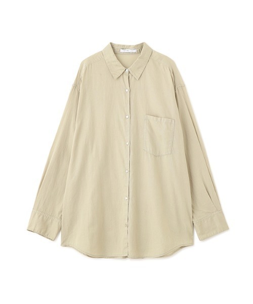 ETRE TOKYO(エトレトウキョウ)の「ガーメントダイソフトシアーシャツ(シャツ/ブラウス・レディース・ブラック/ミント/セージグリーン・FREE)」の11枚目の写真
