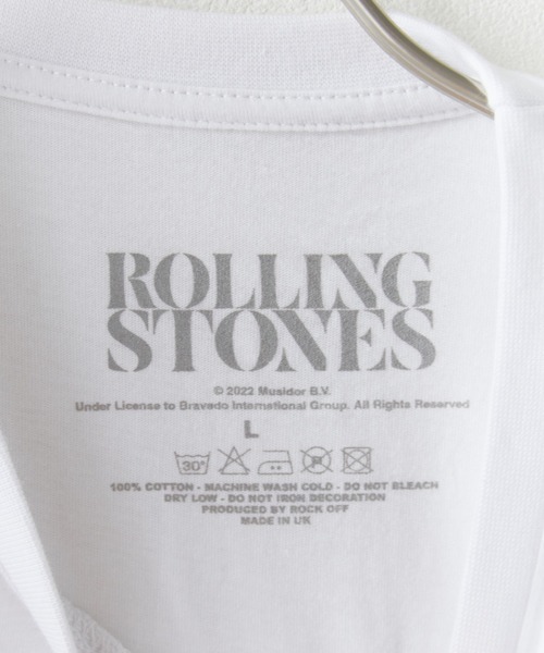 ROOPTOKYO(ループトウキョウ)の「THE ROLLING STONES/ザ・ローリング・ストーンズ UNISEX T-SHIRT: STEEL WHEELS (WHITE) クルーネックTシャツ 半袖 バンドTシャツ ロック メンズ レディース 秋 秋服 2026年秋冬(Tシャツ/カットソー・メンズ・ホワイト・S/M/L/XL)」の3枚目の写真