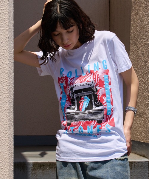 ROOPTOKYO(ループトウキョウ)の「THE ROLLING STONES/ザ・ローリング・ストーンズ UNISEX T-SHIRT: STEEL WHEELS (WHITE) クルーネックTシャツ 半袖 バンドTシャツ ロック メンズ レディース 秋 秋服 2026年秋冬(Tシャツ/カットソー・メンズ・ホワイト・S/M/L/XL)」の9枚目の写真