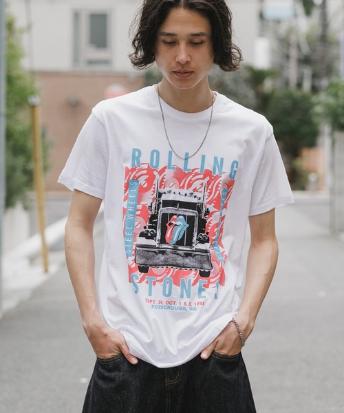 ROOPTOKYO(ループトウキョウ)の「THE ROLLING STONES/ザ・ローリング・ストーンズ UNISEX T-SHIRT: STEEL WHEELS (WHITE) クルーネックTシャツ 半袖 バンドTシャツ ロック メンズ レディース 秋 秋服 2026年秋冬(Tシャツ/カットソー・メンズ・ホワイト・S/M/L/XL)」の17枚目の写真