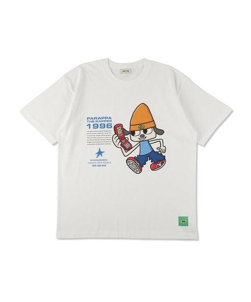 WIND AND SEA(ウィンダンシー)の「PARAPPA x WDS PARAPPA TEE(Tシャツ/カットソー・メンズ・ホワイト/ネイビー・X-LARGE/LARGE)」の1枚目の写真