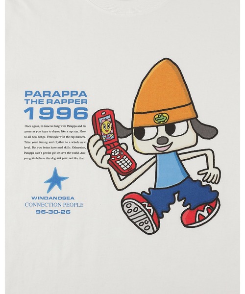 WIND AND SEA（ウィンダンシー）の「PARAPPA x WDS PARAPPA TEE（Tシャツ/カットソー・メンズ・ホワイト/ネイビー・X-LARGE/LARGE/MEDIUM/SMALL）」の8枚目の写真