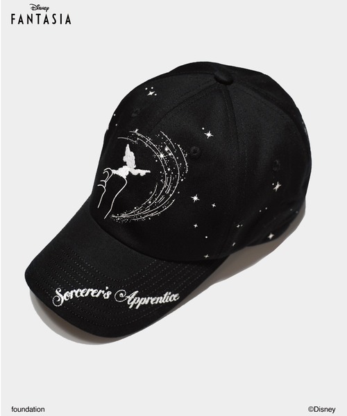CAMPHOR WOOD(カンファーウッド)の「DISNEY / FANTASIA / EMBROIDERY GRAPHIC CAP / ディズニーファンタジア 刺繍&プリントキャップ(キャップ・メンズ・ブラック・フリー)」の1枚目の写真