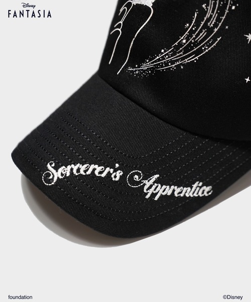 CAMPHOR WOOD(カンファーウッド)の「DISNEY / FANTASIA / EMBROIDERY GRAPHIC CAP / ディズニーファンタジア 刺繍&プリントキャップ(キャップ・メンズ・ブラック・フリー)」の3枚目の写真