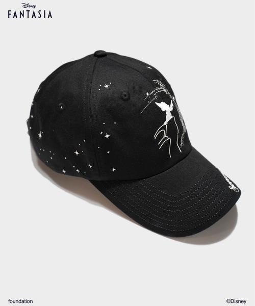 CAMPHOR WOOD(カンファーウッド)の「DISNEY / FANTASIA / EMBROIDERY GRAPHIC CAP / ディズニーファンタジア 刺繍&プリントキャップ(キャップ・メンズ・ブラック・フリー)」の4枚目の写真