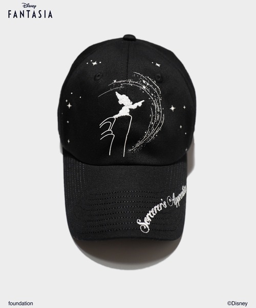 CAMPHOR WOOD(カンファーウッド)の「DISNEY / FANTASIA / EMBROIDERY GRAPHIC CAP / ディズニーファンタジア 刺繍&プリントキャップ(キャップ・メンズ・ブラック・フリー)」の5枚目の写真