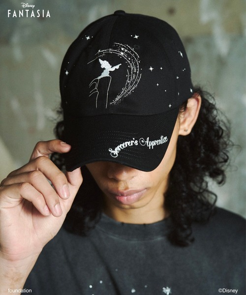 CAMPHOR WOOD(カンファーウッド)の「DISNEY / FANTASIA / EMBROIDERY GRAPHIC CAP / ディズニーファンタジア 刺繍&プリントキャップ(キャップ・メンズ・ブラック・フリー)」の10枚目の写真