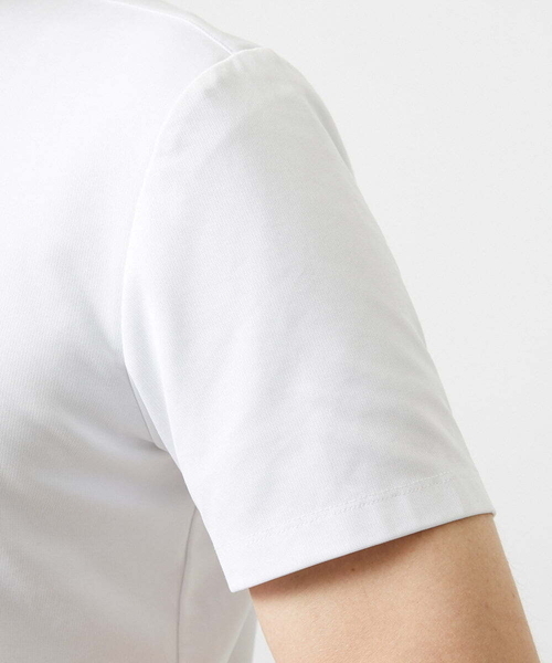 MICHEL KLEIN HOMME (ミッシェルクランオム)の「ドライクルーネック半袖カットソー(Tシャツ/カットソー・メンズ・ホワイト/ブラック・MEDIUM/LARGE/X-LARGE)」の7枚目の写真