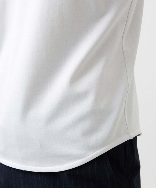 MICHEL KLEIN HOMME (ミッシェルクランオム)の「ドライクルーネック半袖カットソー(Tシャツ/カットソー・メンズ・ホワイト/ブラック・MEDIUM/LARGE/X-LARGE)」の8枚目の写真