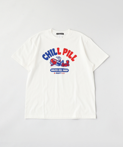 JOURNAL STANDARD(ジャーナルスタンダード)の「WOLVES*JS CHILL PILL Tee(Tシャツ/カットソー・メンズ・ホワイト系その他・LARGE/MEDIUM)」の1枚目の写真
