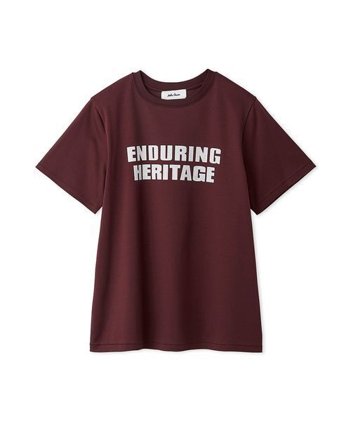 Mila Owen(ミラオーウェン)の「二段ロゴグラフィックTシャツ(Tシャツ/カットソー・レディース・ボルドー/ライトブルー/ホワイト・F)」の3枚目の写真
